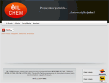 Tablet Screenshot of oilchem.pl